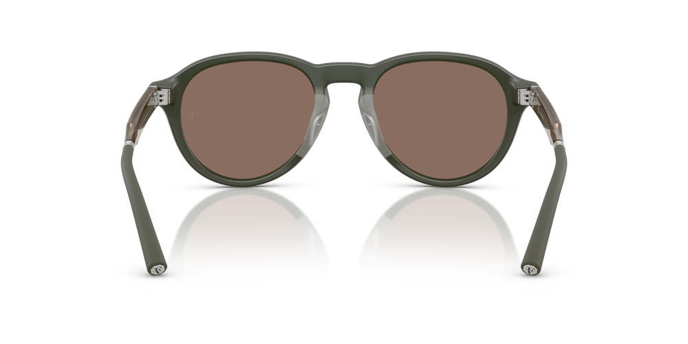 Oliver Peoples R-8 with Semi-Matte Green Smoke frame and Brown lenses - image 5