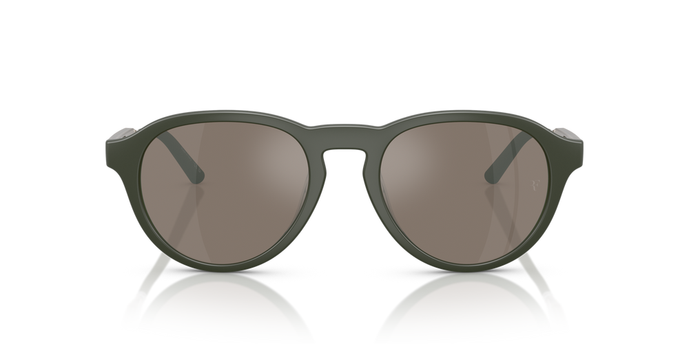 Oliver Peoples R-8 with Semi-Matte Green Smoke frame and Brown lenses - image 2