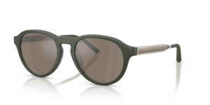 Oliver Peoples R-8 with Semi-Matte Green Smoke frame and Brown lenses - image 1