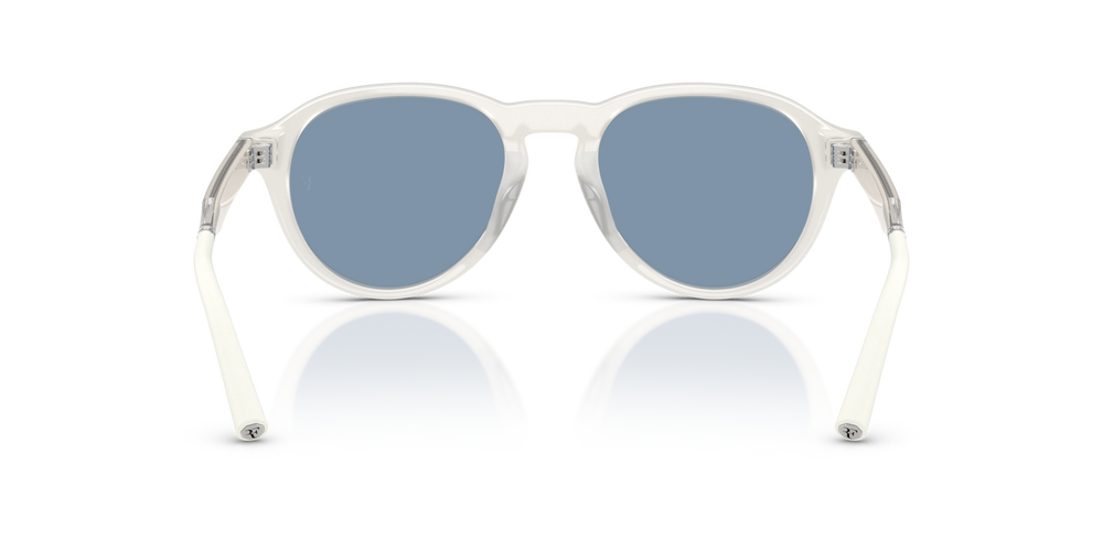 Sie Oliver Peoples R-8 mit Weiß warm Gestell und Blau Gläsern - bild 5