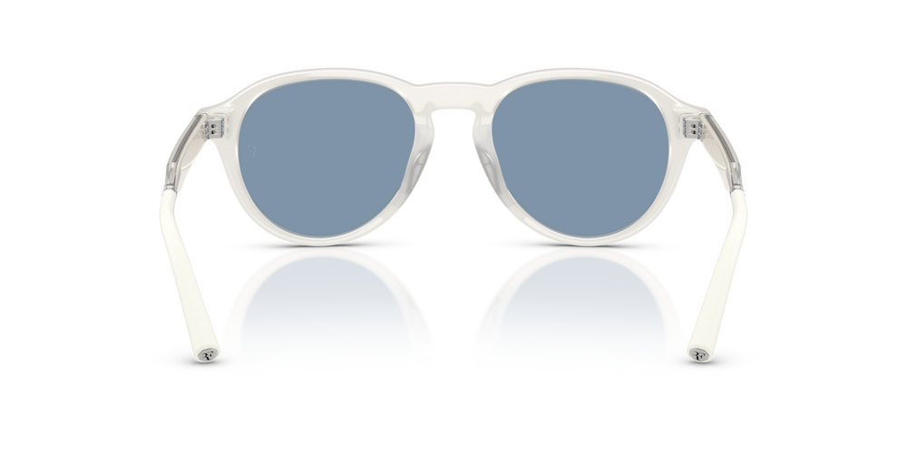 Oliver Peoples R-8 with Warm White frame and Blue lenses - image 5