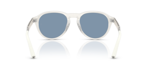 Sie Oliver Peoples R-8 mit Weiß warm Gestell und Blau Gläsern - Bild 5