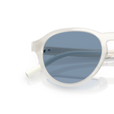 Oliver Peoples R-8 with Warm White frame and Blue lenses - Variant