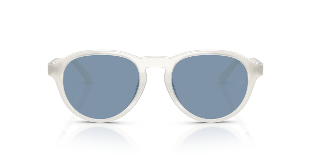 Sie Oliver Peoples R-8 mit Weiß warm Gestell und Blau Gläsern - bild 2