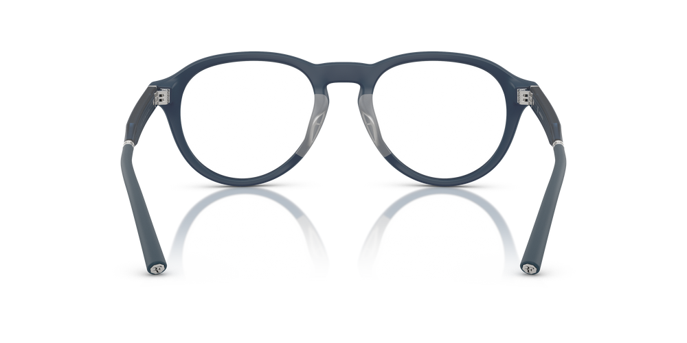 Oliver Peoples R-8R mit Semi-Matte Blue Ash Gestell - Das Bild 5