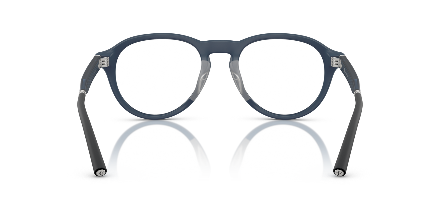 Oliver Peoples R-8R con montatura Semi-Matte Blue Ash - Immagine Naselli