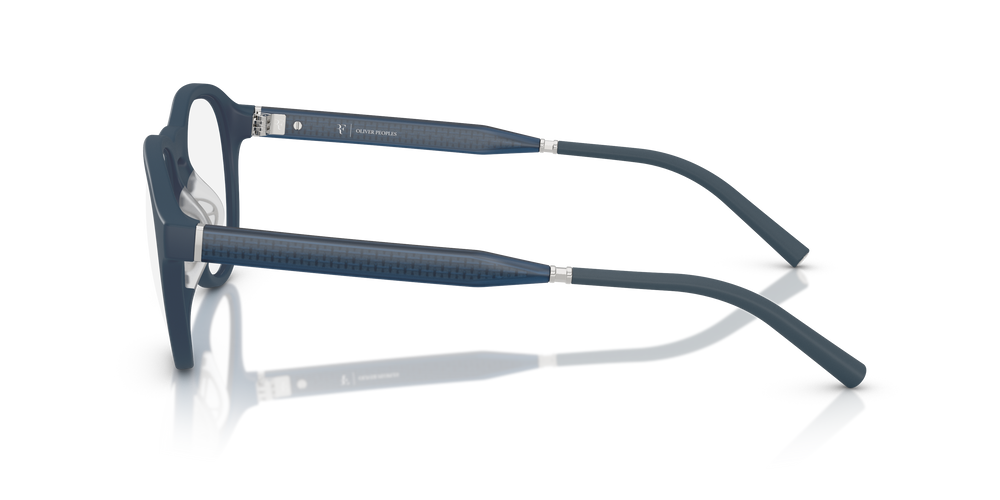 Oliver Peoples R-8R mit Semi-Matte Blue Ash Gestell - Das Bild 4