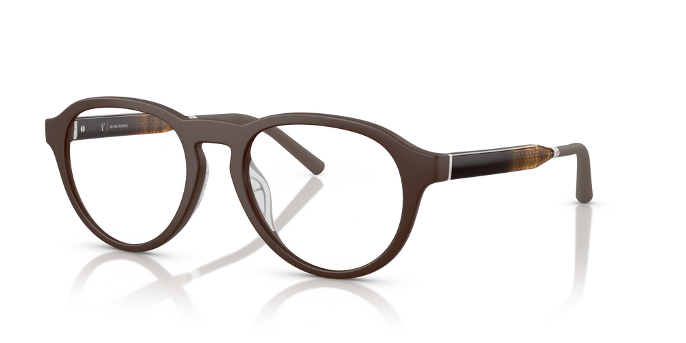 Oliver Peoples R-8R con montatura Terra d'ombra semi-opaco - L'immagine 2