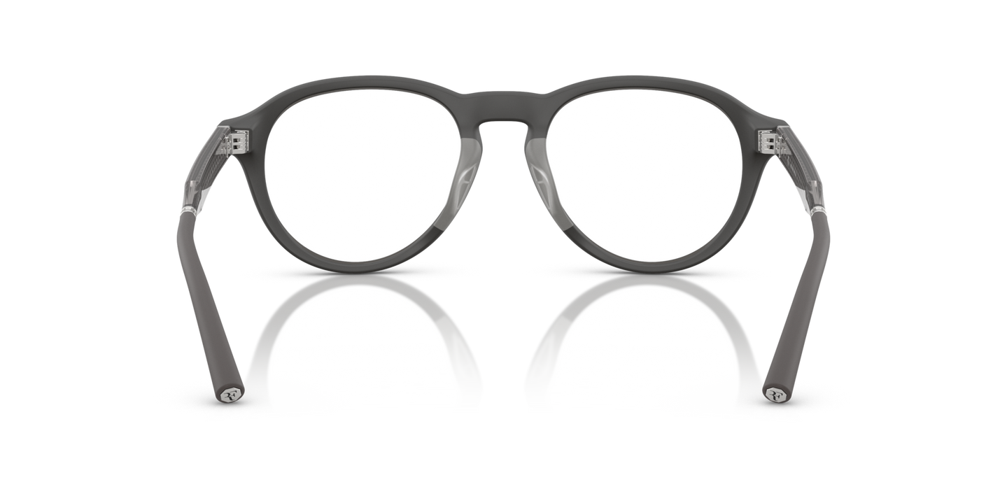 Oliver Peoples R-8R with Semi-matte Anthracite frame - Image Nosepads