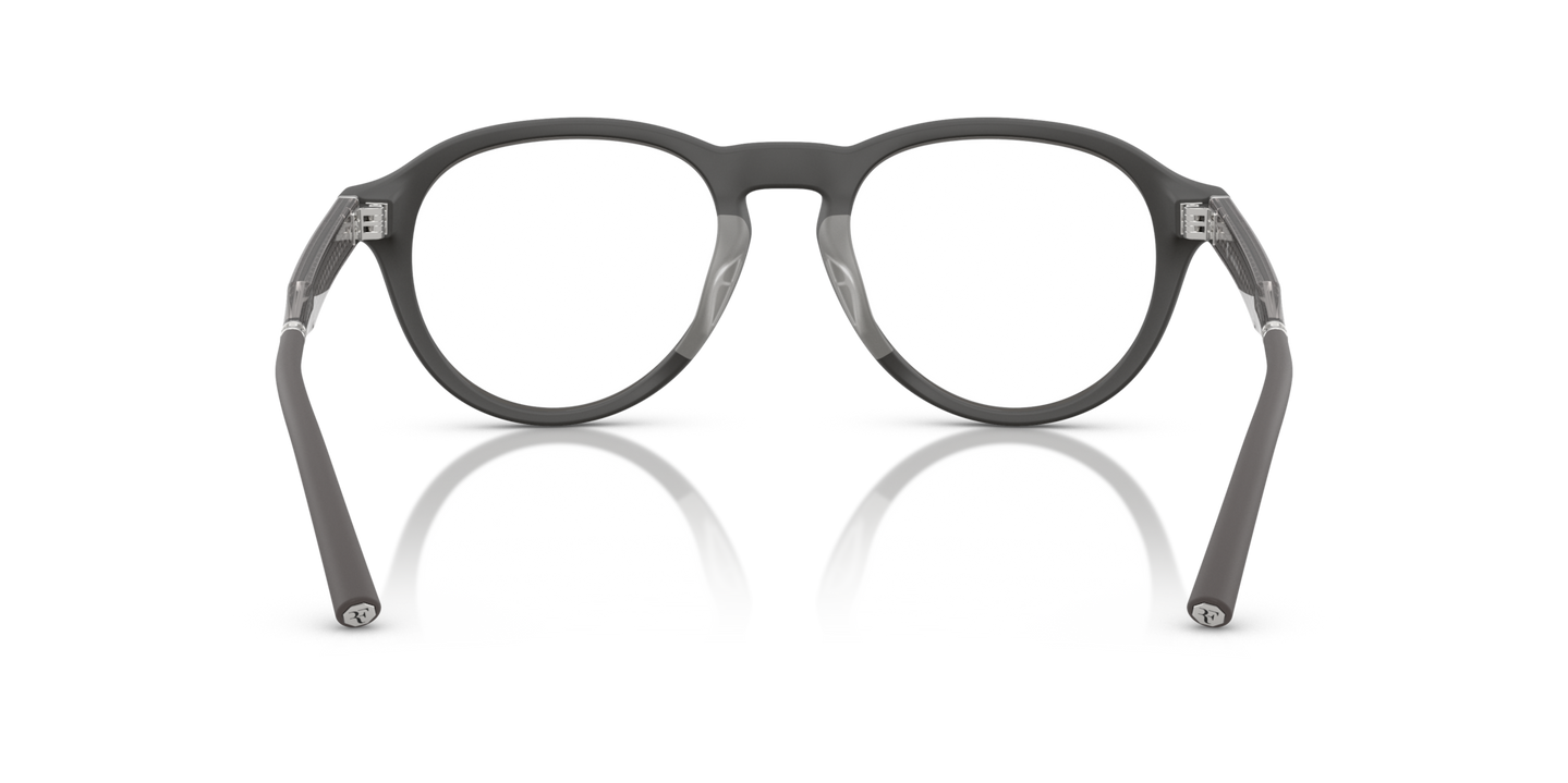 Oliver Peoples R-8R with Semi-matte Anthracite frame - Image Nosepads