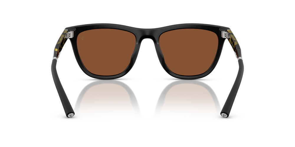 Oliver Peoples R-9 with Semi-Matte Black frame and Orange lenses - image 5