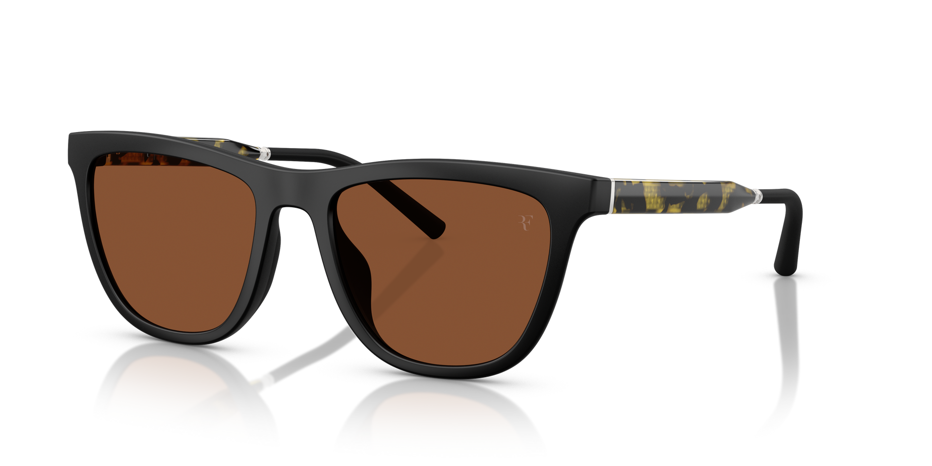 Oliver Peoples R-9 with Semi-Matte Black frame and Clay lenses