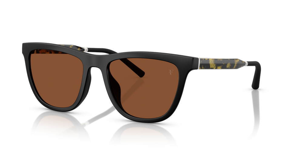 Oliver Peoples R-9 con montatura Semi-Matte Black e lenti  Arancione - immagine 2