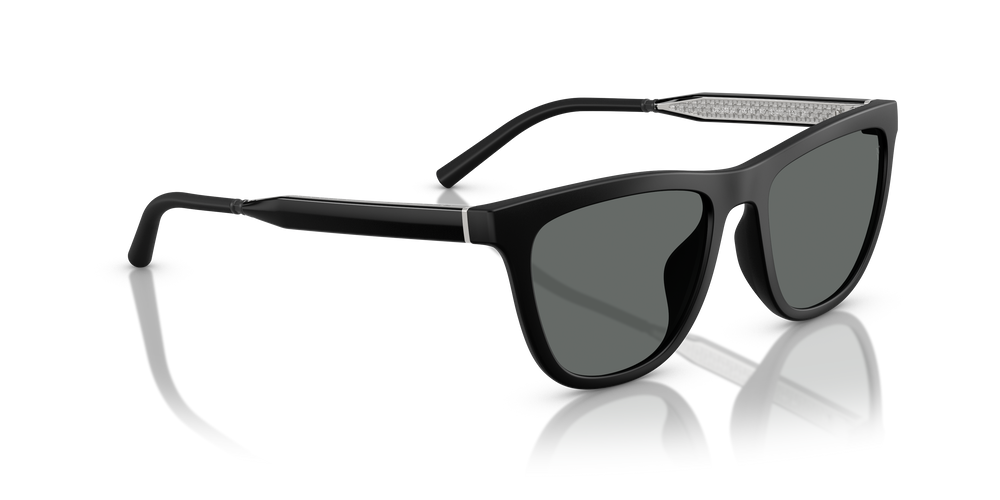 Oliver Peoples R-9 avec une monture Semi-Matte Black et des verres Gris - L'image 3