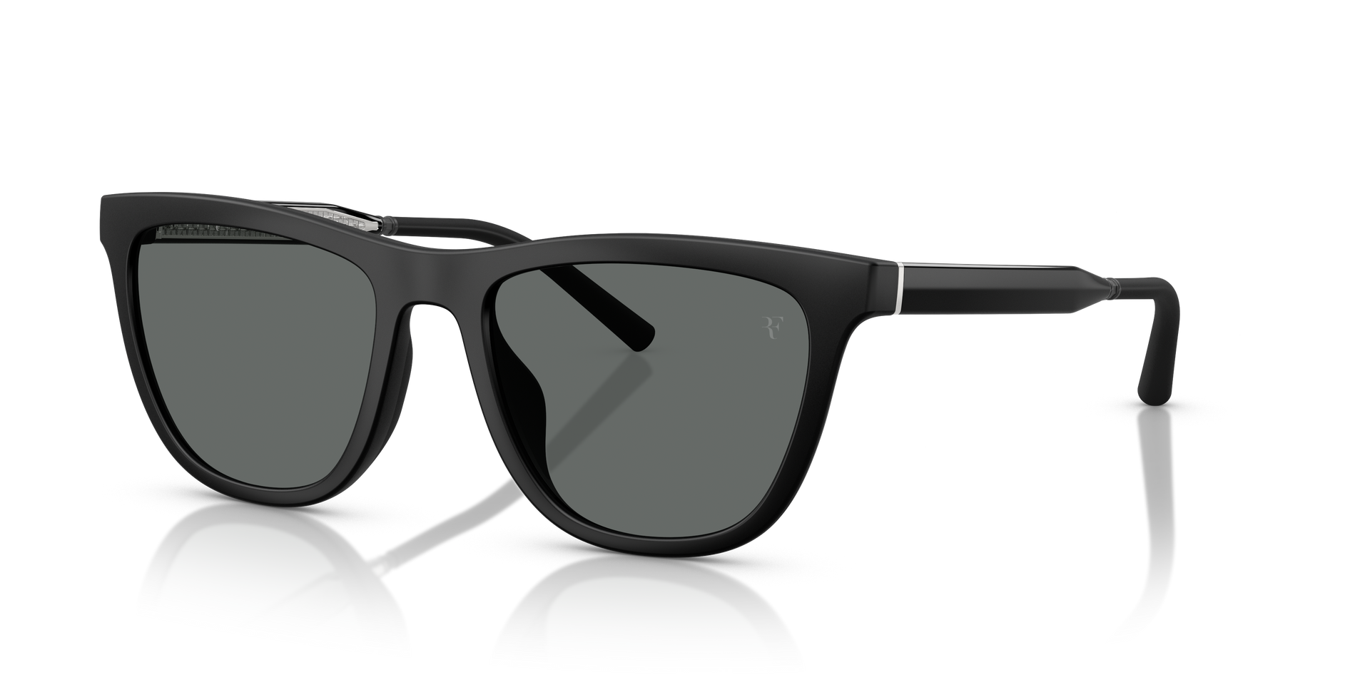 Oliver Peoples R-9 with Semi-Matte Black frame and Grey Polar