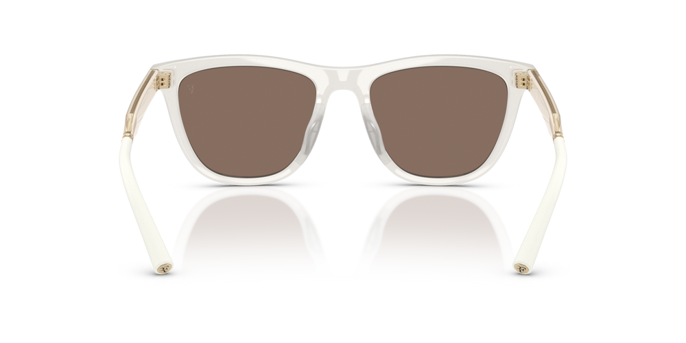 Sie Oliver Peoples R-9 mit Weiß warm Gestell und Braun Gläsern - bild 5
