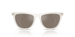 Sie Oliver Peoples R-9 mit Weiß warm Gestell und Braun Gläsern - Das Bild 2