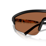 Oliver Peoples R-7 con montatura Nero Semiopaco e lenti  Arancione - Variant