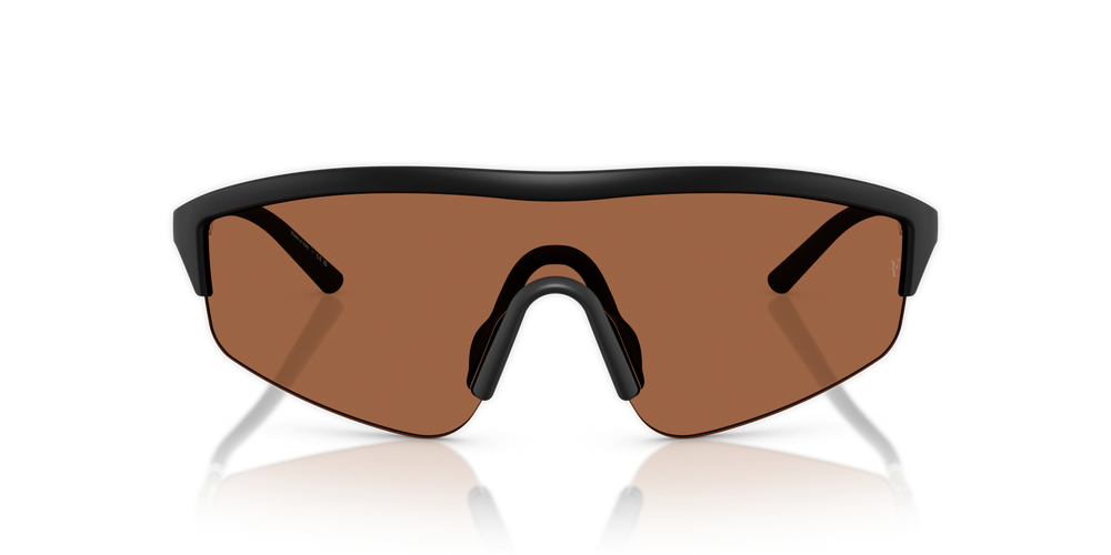 Oliver Peoples R-7 with Semi-matte Black frame and Orange lenses - image 2