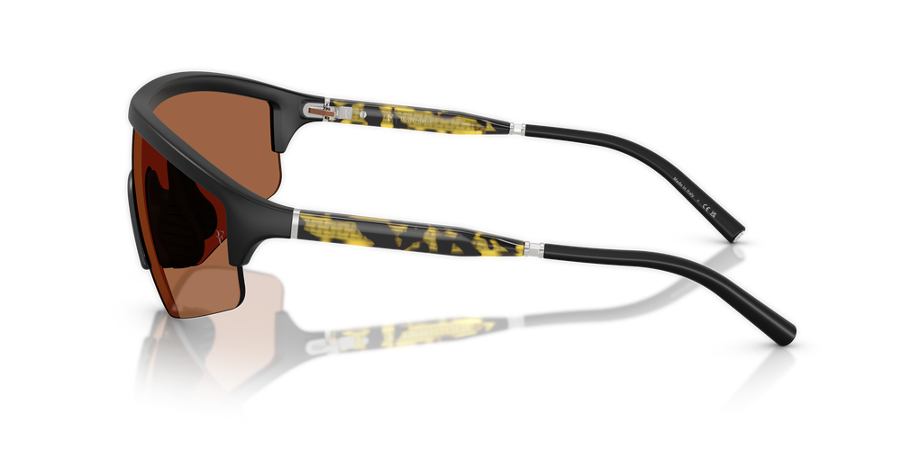 Sie Oliver Peoples R-7 mit Halbmatt Schwarz Gestell und Orange Gläsern - Bild 4