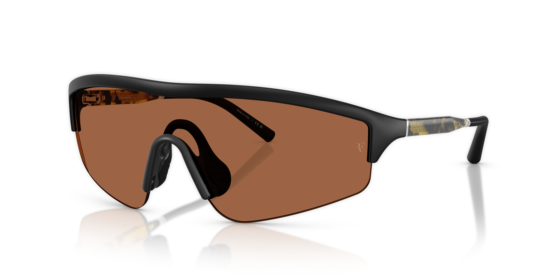 Oliver Peoples R-7 with Semi-matte Black frame and Clay lenses