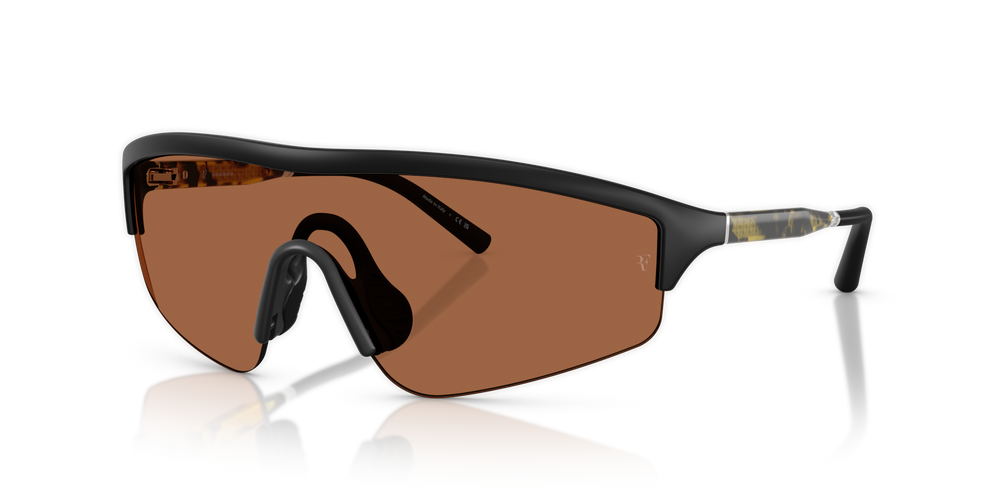 Oliver Peoples R-7 with Semi-matte Black frame and Orange lenses - image 1