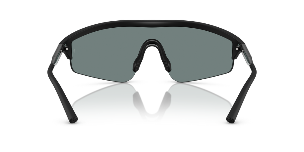 Oliver Peoples R-7 con montatura Nero Semiopaco e lenti  Grigio - L'immagine 5