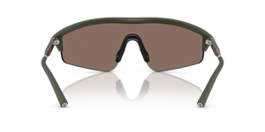 Oliver Peoples R-7 con montatura Verde Fumé Semi-Opaco e lenti  Marrone - immagine 5