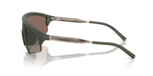 Sie Oliver Peoples R-7 mit Rauchgrün halbmatt Gestell und Braun Gläsern - Bild 4