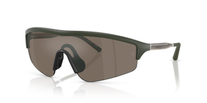 Oliver Peoples R-7 con montatura Verde Fumé Semi-Opaco e lenti  Marrone - immagine 1