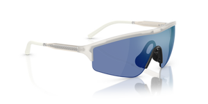 Oliver Peoples R-7 with Warm White frame and Blue lenses - Image 3