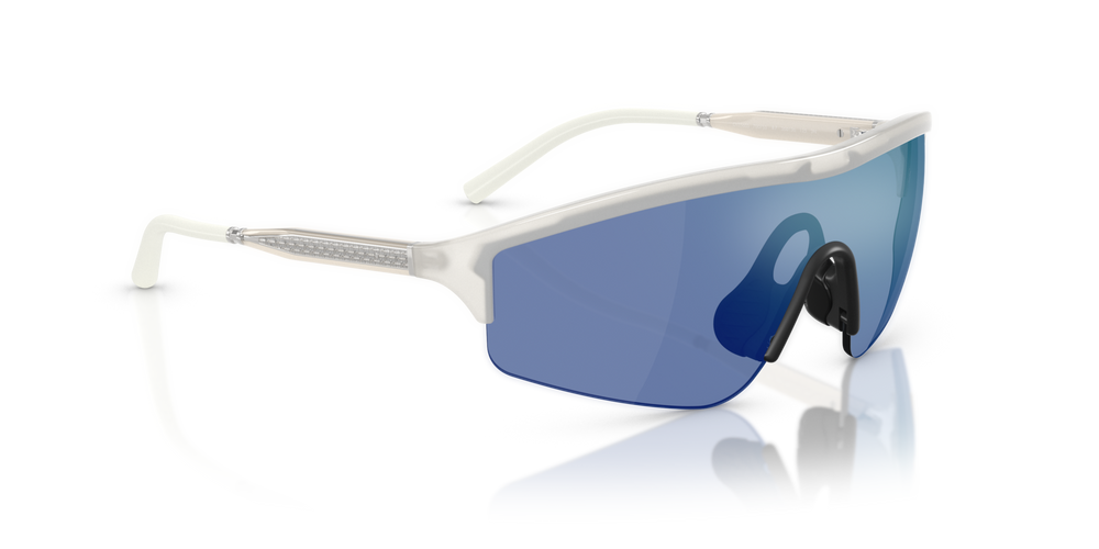 Oliver Peoples R-7 with Warm White frame and Blue lenses - image 3