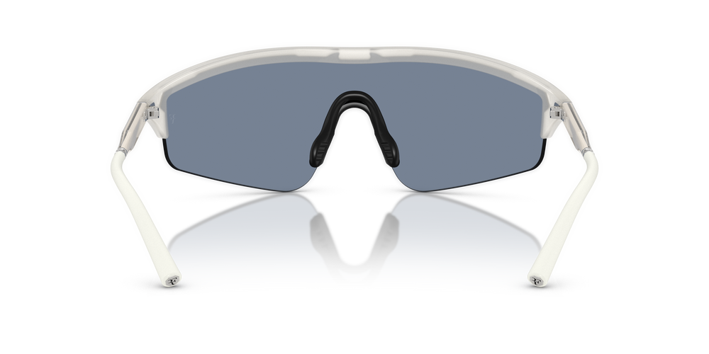 Oliver Peoples R-7 with Warm White frame and Blue lenses - Image 5