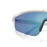 Oliver Peoples R-7 con montatura Bianco Caldo e lenti  Blu - Variant