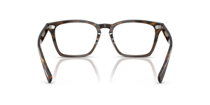 Oliver Peoples Rafkin con montura Rojo Sedona / Marrón topo degradado - El 5