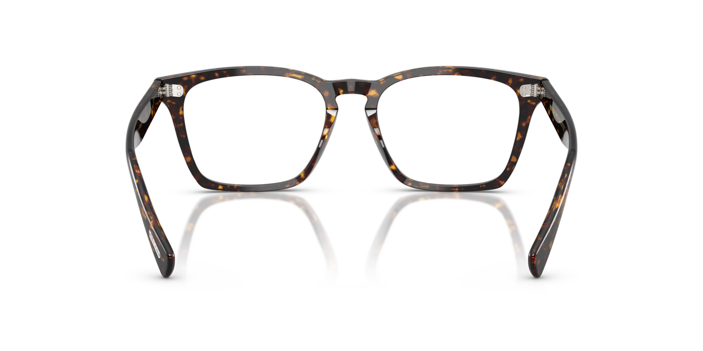 Oliver Peoples Rafkin mit Atago Tortoise Gestell - Bild Stegplättchen