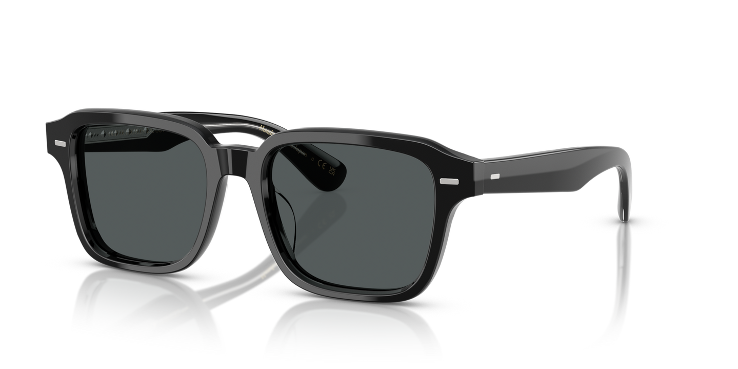 Oliver Peoples Errisson Sun with Black frame and Grey lenses - Image Plaques
