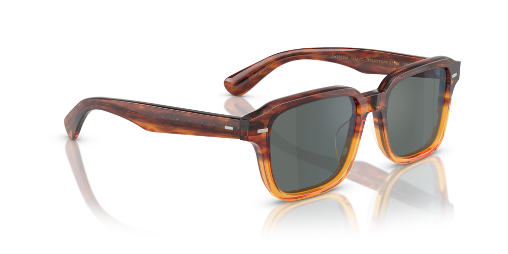 Sie Oliver Peoples Errisson Sun mit Dark Amber Gradient Gestell und Blau Gläsern - Bild 3