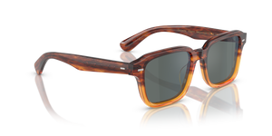 Oliver Peoples Errisson Sun con montatura Dark Amber Gradient e lenti  Blu - immagine 3