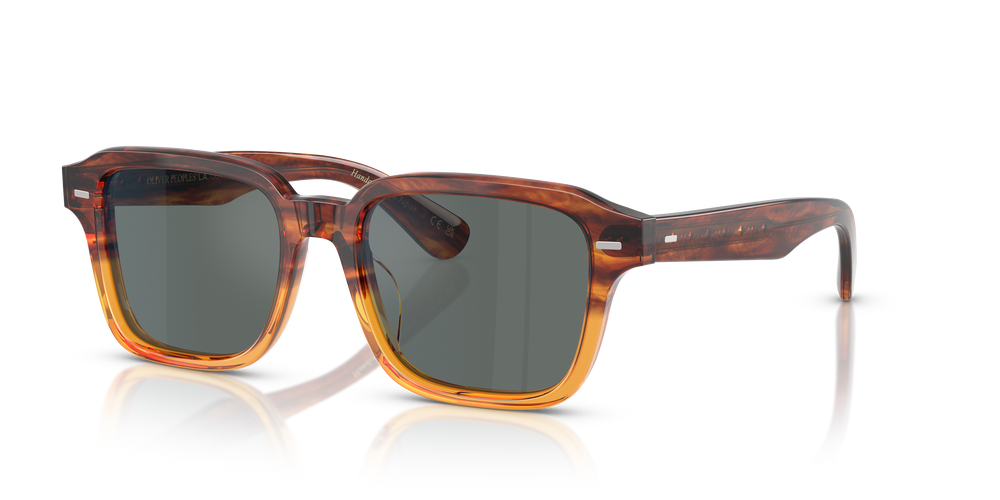 Oliver Peoples Errisson Sun with Dark Amber Gradient frame and Blue lenses - Image 1