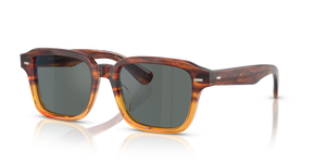 Oliver Peoples Errisson Sun with Dark Amber Gradient frame and Blue lenses - Image 1