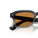 Sie Oliver Peoples Errisson Sun mit Twilight Farbverlauf Gestell und Braun Gläsern - Variant