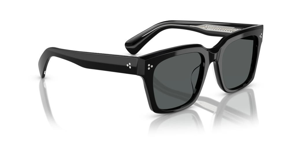 Oliver Peoples Ollice avec une monture Noir et des verres Gris - L'image 3