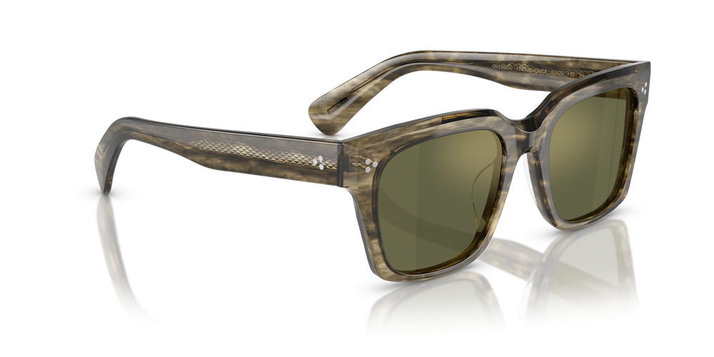 Oliver Peoples Ollice con montura Corteza y verde aceituna suave y lentes Verde - imagen 3