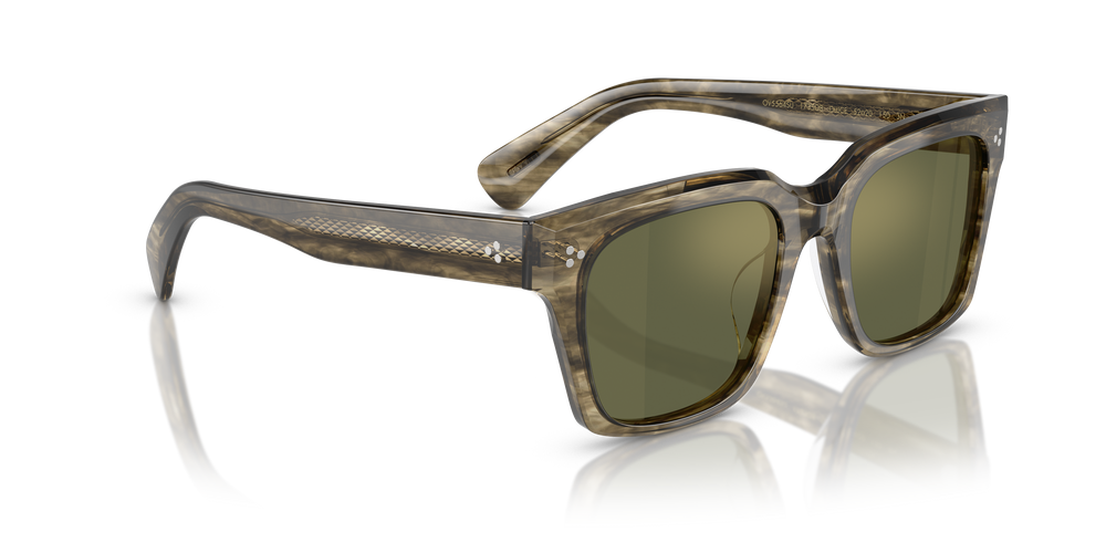 Oliver Peoples Ollice with Soft Olive Bark frame and Green lenses - Image 3