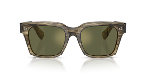Oliver Peoples Ollice con montura Corteza y verde aceituna suave y lentes Verde - imagen 2