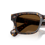 Sie Oliver Peoples Ollice mit Atago Tortoise Gestell und Braun Gläsern - Variant