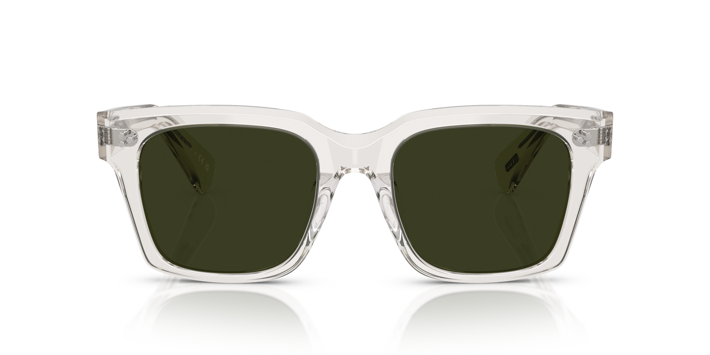 Oliver Peoples Ollice with Gravel frame and Green lenses - Image Material 