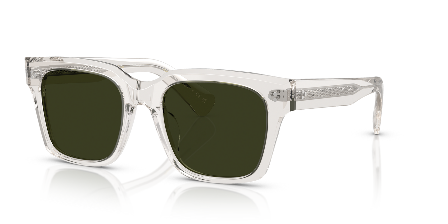Oliver Peoples Ollice with Gravel frame and Green lenses - Image Pins