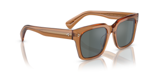 Oliver Peoples Ollice con montatura Carob e lenti  Blu - L'immagine 3